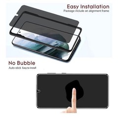 2+2 PCS Privacy Screen Protector & Camera Lens Protector for Samsung Galaxy S24