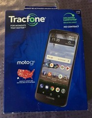 Motorola Moto G6 – 32GB – Black (TracFone locked) Fingerprint Sensor