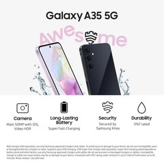 Samsung Galaxy A35 5G Factory Unlocked 128GB (NEW SEALED) – Awesome Navy