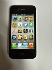 iPhone 4s – 16GB – Black (Unlocked)40+ Games & Apps – iOS 6.1.3 – 88%BH