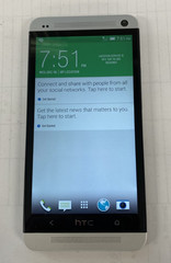 HTC One M7-Silver (Verizon)r Cell Phone 0422-04T