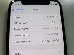 Apple iPhone 12 Mini A2398 64GB Fully Unlocked Clean IMEI Battery=82% iOS 17.6.1