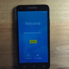 Alcatel A574BL TracFone Raven LTE – 16GB – Black – Works/Factory Reset
