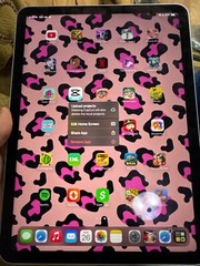 2024 IPAD AIR 11in M2 with tiktok, capcut, and tiktok studios blue 128GB