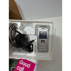 Nokia 6030 T-Mobile To Go Prepaid Silver Cell Phone Vintage Boxed Kit 2007
