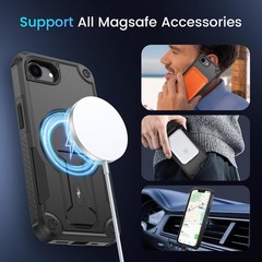 For iPhone 16e & 17e Case with Shockproof Protection & Screen Protector MagSafe