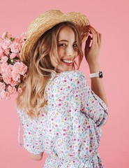 Floral Engraved Band Compatible with Apple Watch Bands 38/40/41/42/44/45/46/49mm