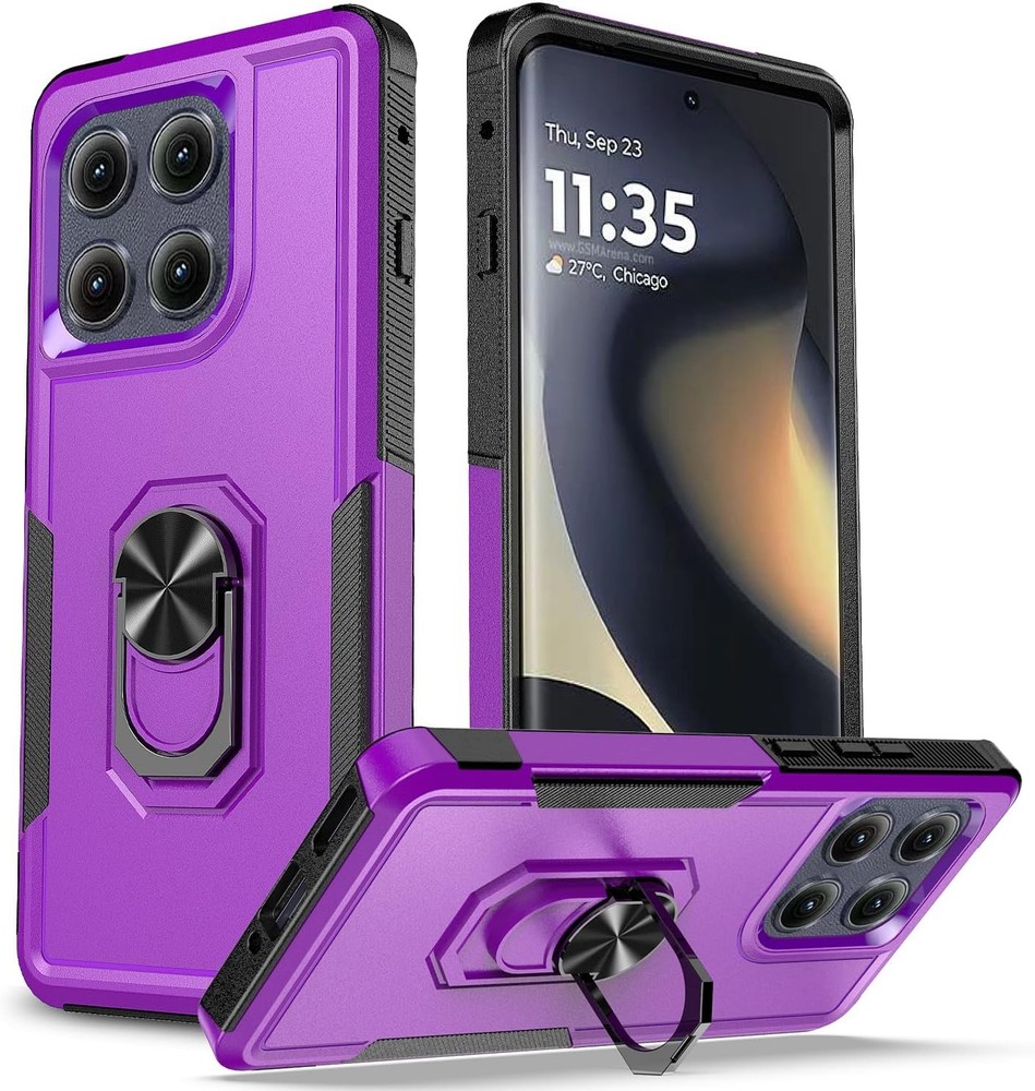Motorola Moto Edge 5G 2025 Case, Heavy Duty Shockproof Dual Layer Rugged Cover
