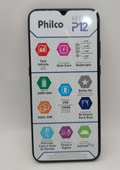 Philco Hit P12 128GB Smartphone Dual SIM 4G LTE Quad camera Android 6.5″ Black