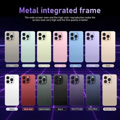 16 Pro Max 5G Unlocked Cell Phone 256G Dual Sim Smartphone Android Cheap Phone