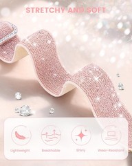 Stretchy Bling Band Compatible with Apple Watch 38mm 40mm 41mm 42mm 44mm 45mm 46