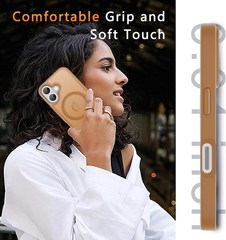 iPhone 16 Plus Case, Magnetic Phone Cover, Military Grade Protection, Black