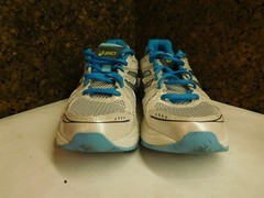 Asics Gel Exalt T379N Size Us 8.5 Blue Gray Women Running Shoes FAST SHIP