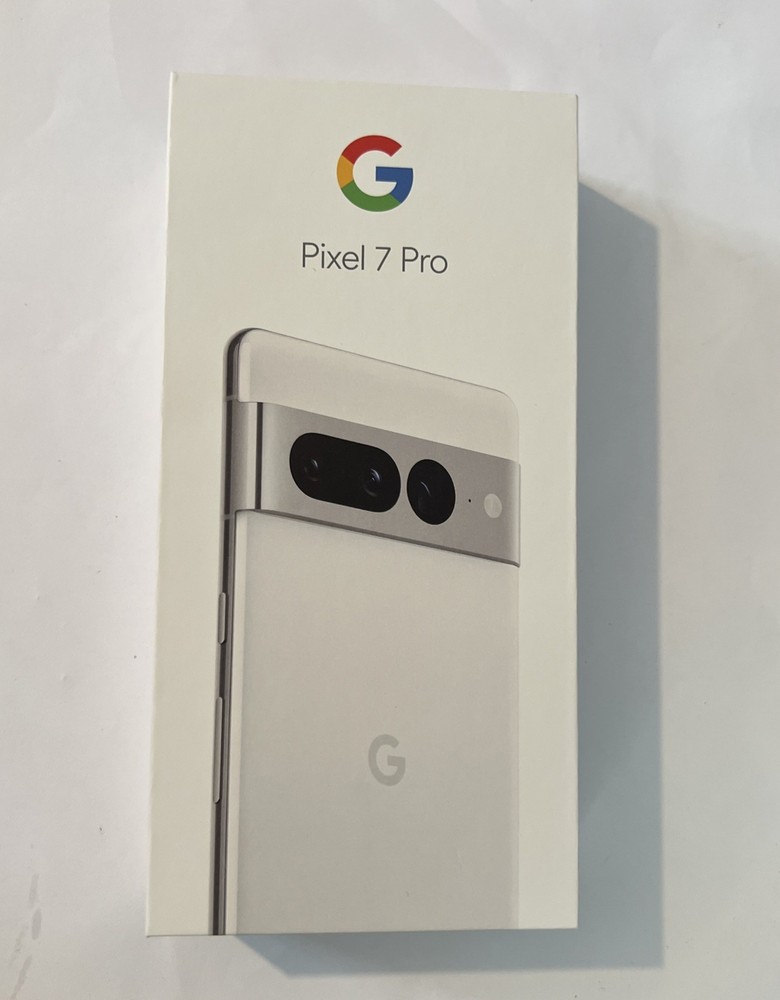 Google Pixel 7 Pro 5G mmWave & Sub-6 – 6.7” – 128GB – Snow (Unlocked) New Sealed