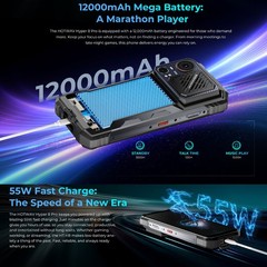 6.8″ 5G HOTWAV Hyper 8 Pro Android 15 AI Rugged Phone Waterproof 120Hz 12000mAh