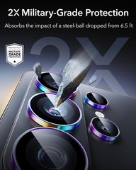 1 Set ESR Samsung Galaxy S24 Ultra Camera Lens Protector, Scratch-Resistant