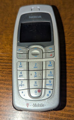 Nokia 6010 – Silver and Blue ( T-Mobile ) Cellular GSM Phone – Great Shape