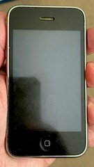 Vintage Apple iPhone 3G 16GB As-is Unlocked Black FACTORY WIPED Excellent Screen