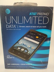 RARE BRAND NEW FACTORY SEALED AT&T PREPAID MAVEN 3 Z835 8GB ANDROID