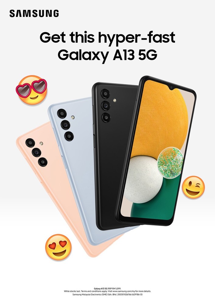 Brand NEW Samsung Galaxy A13 5G SM-A136U – 64GB – Black (Unlocked) SEALED