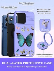 for Moto G Stylus 5G 2025/2026 Case – Cute Phone Cover Design with Ring Stand Ho