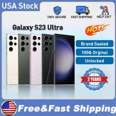 New Sealed Samsung Galaxy S23 Ultra 5G S918U 256/512GB Factory Unlocked CDMA GSM