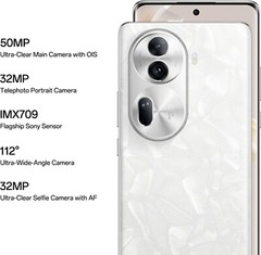 OPPO Reno 11 Pro 5G (White 256 GB 12 GB RAM) 6.7″ 50MP Dual Sim Global