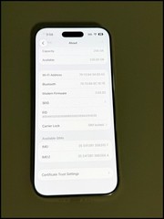 Apple iPhone Air 256Gb PARTS ONLY – BH: 100%- CC:95 w Apple Care – Excellent!