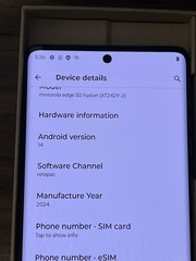 Motorola Edge 50 Fusion 5G, XT2429-2 (Forest Blue, 256GB, 12GB RAM) Unlocked