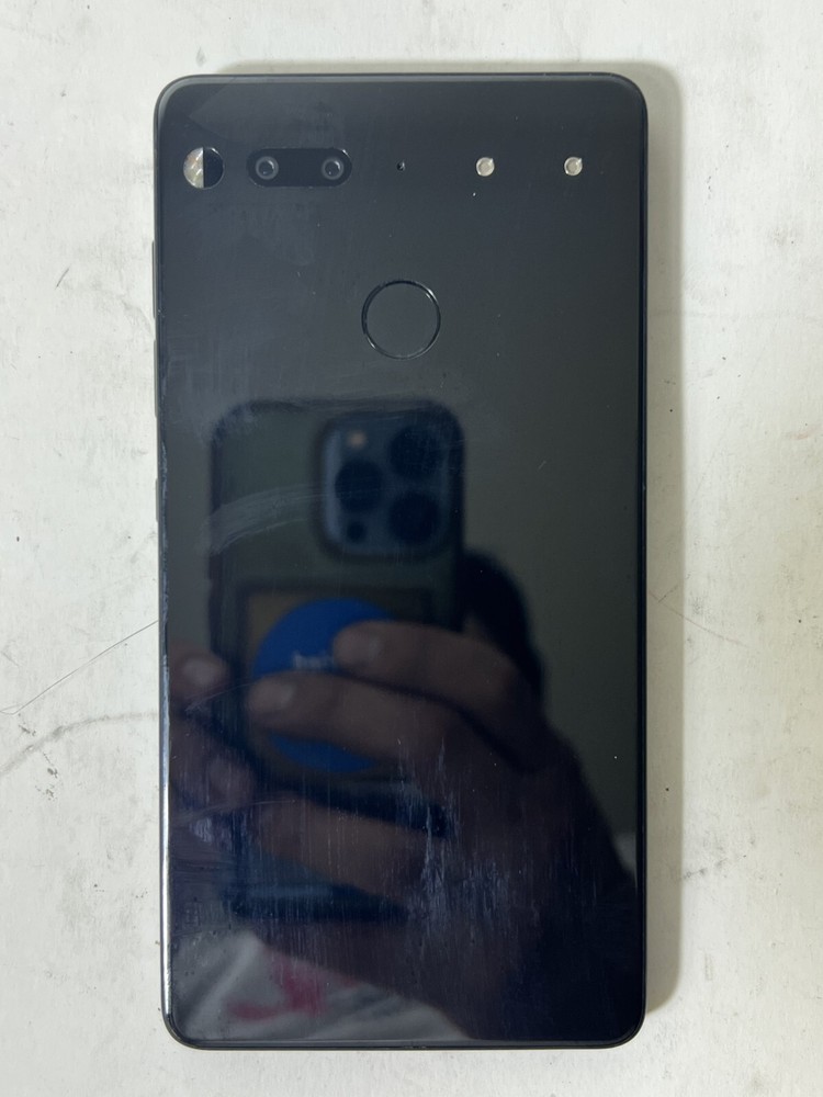 Essential Phone (PH-1) 128GB – Black (Unlocked) Smartphone – AS-IS Broken Screen