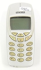 Nokia 3360 – Gray ( Unknown TDMA Network ) Cellular Candybar Phone