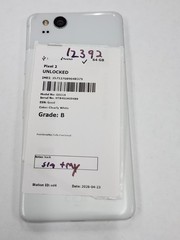 DEFECTIVE – Google Pixel 2 – 64 GB – White – Unlocked – G011C – 12392