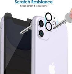 2PCS Privacy Screen Protector & Camera Lens Protector for iPhone 11 6.1 Inch Ant