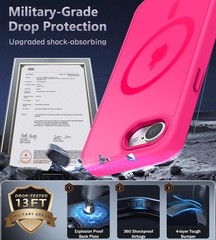 iPhone 17e Case & iPhone 16e Case with Magnetic 13 FT Military Drop Protection