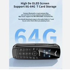GSM Bluetooth MP3 Phone J60 Unlocked Simple Mini Mobile Cell Phones Card Dial 4G