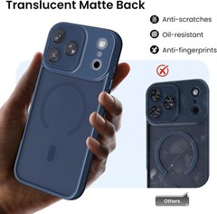 Magnetic Case for iPhone 17 Pro with Full Camera Protection & Drop Protection