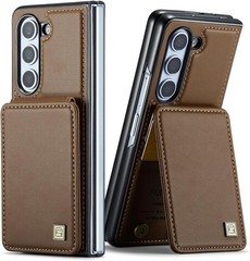 for Samsung Galaxy Z Fold 6 Wallet Case PU Leather Card Holder RFID Blocking