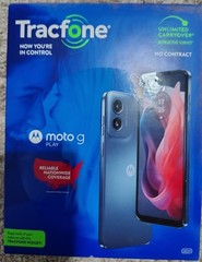 Motorola Moto G Play (2024) XT2413V 64GB Blue TracFone/Unlocked – Open box