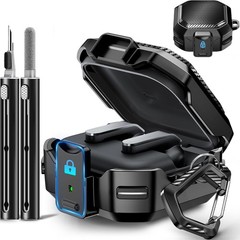 Carbon Fiber Case for Samsung Galaxy Buds 4/Buds 4 Pro 2026 with Safety Lock