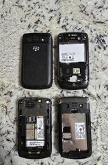 LOT OF 4: BlackBerry Phones 2-Bold 9700, 8330, 9300 For Parts Or Repair