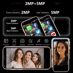 Mini Smartphone Unlocked Cell 2.5 Inch Android 3G Small Mobile Quad Core 2G+1…