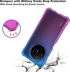 TCL 50 XL 5G Phone Case, TCL 50XL Nxtpaper Phone Case with Screen Protector, Blu