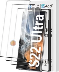 Clear 3-Pack of 3D Curved Tempered Glass Screen Protectors for Samsung Galaxy S2