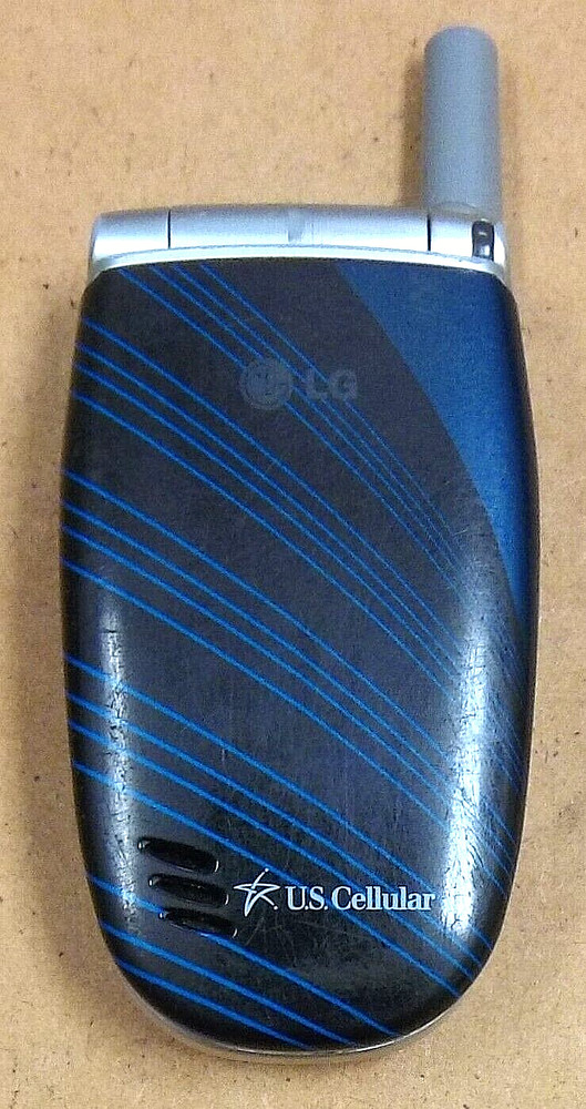 LG VX3300 – Blue and Silver ( U.S. Cellular ) CDMA Flip Phone -Very Rare Version