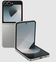 Samsung Galaxy Z Flip6: Unlocked, 512GB Storage, Silver Shadow (Poor Condition)