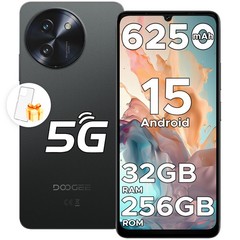 DOOGEE Note59Pro 5G Cell Phone Android 15 32GB+256GB 6250mAh Smartphone NFC AI