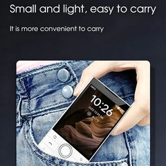 MINI Unlock QIN F22 4G LTE Android Smartphone Phone Keyboard Google Play Mobile