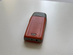 Finland Nokia 1100 – 240KB – (Red-Orange) (Unlocked) Gsm Vintage Mobile Phone
