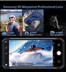 Unihertz Tank 4 Pro 5G Rugged Smartphone 18GB+1TB 720p Projector,3K