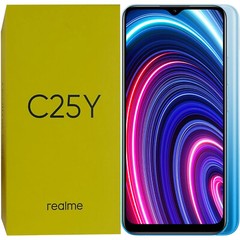 Realme C25Y 4G/LTE Glacier Blue 128GB + 4GB Dual-SIM Unlocked GSM NEW